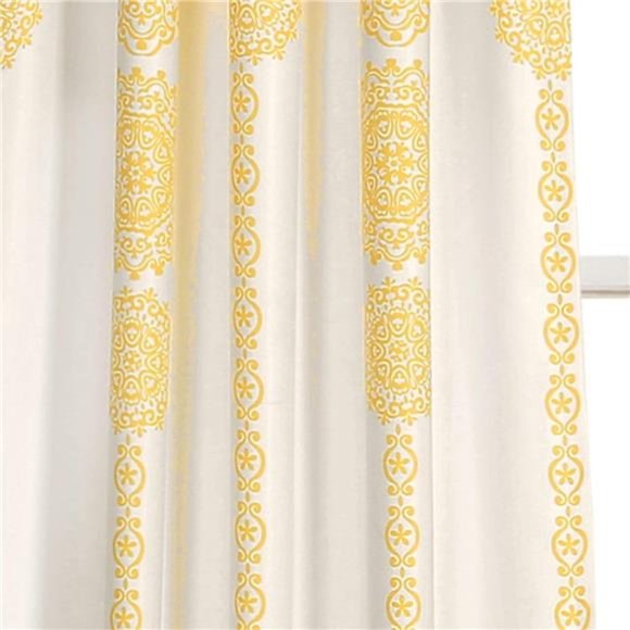 Stripe Medallion Curtains Fabric Mandala Bohemian Damask Print Room Darkening - Picture 5 of 5